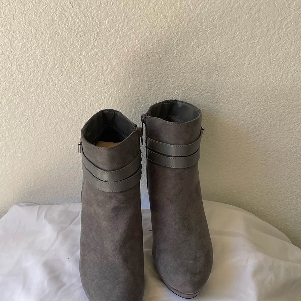 Gray Women's Ankle Boots